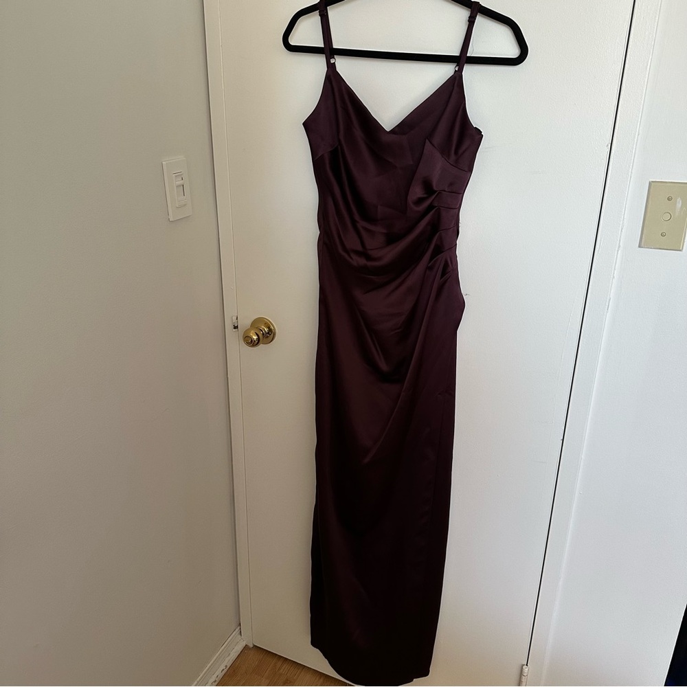 Elegant Purple Evening Gown